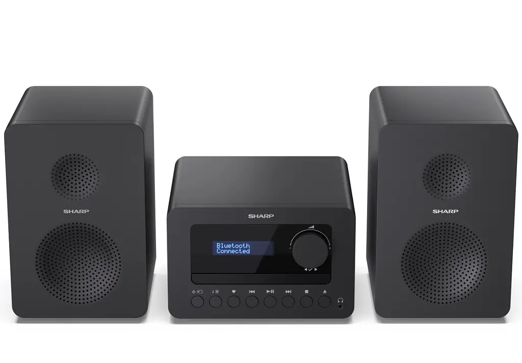 Музичний центр — Hi-Fi мікросистема Sharp XLB514 40W Bluetooth Black - фото 2