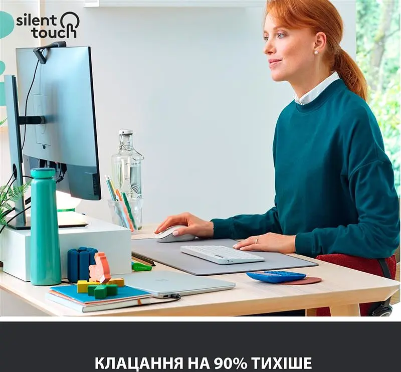 Мышь беспроводная Logitech Signature M650 Off-White (910-006255) - фото 4