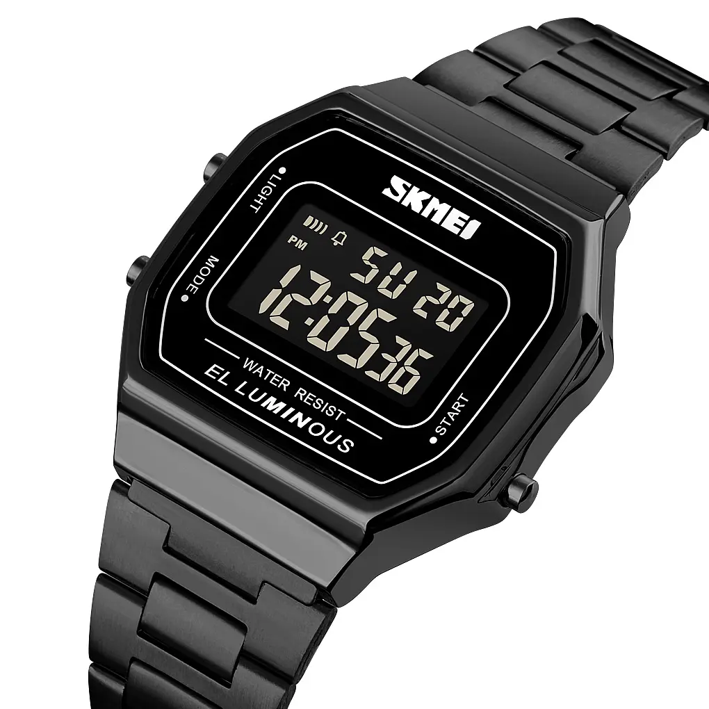 Наручний годинник чоловічий 1647BK Black Skmei acs0030657 - фото 3
