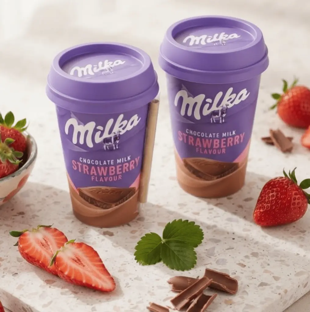 Молочний коктейль Milka Chocolate Milk Strawberry Flavour 220 мл - фото 3