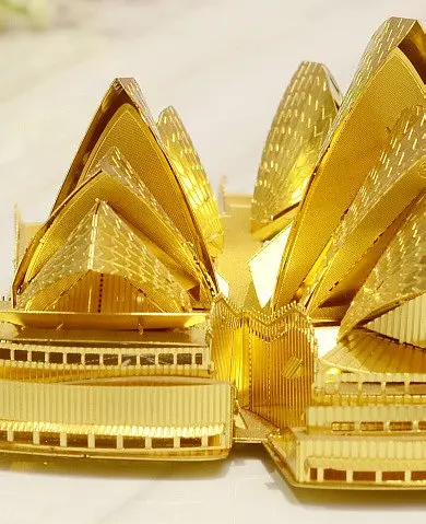 Колекційна модель PIECECOOL SYDNEY OPERA HOUSE, GOLD VERSION P022-G - фото 2