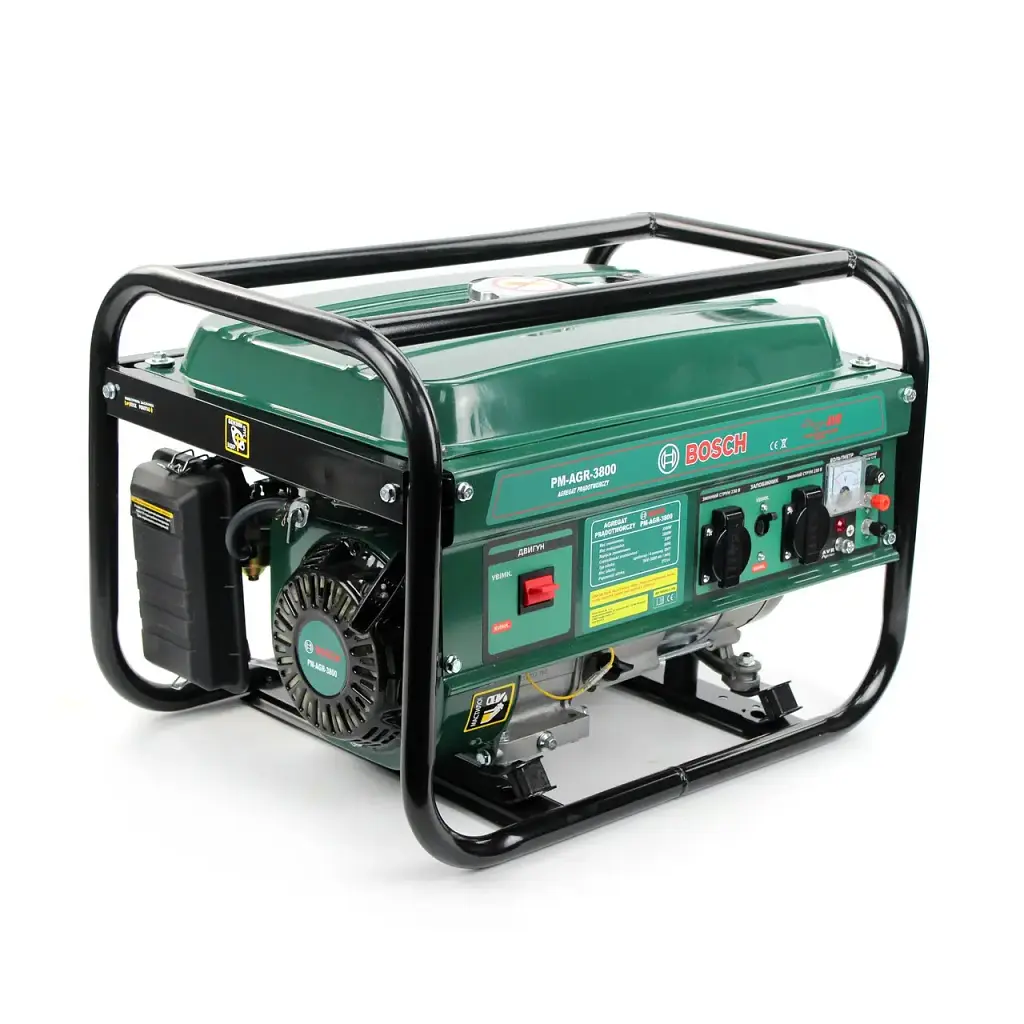 Генератор бензиновий BOSCH PM-AGR-3800 (3,5 кВт/3.8 кВт) Ручний запуск - фото 7