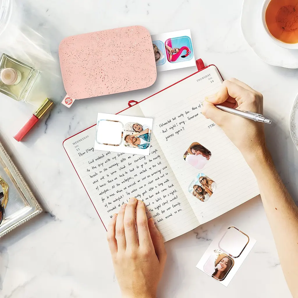 Фотопапір HP CutOut Sticker Zink 2"x3" Глянцевий, самоклеючий, стікери, 30 листів - фото 4