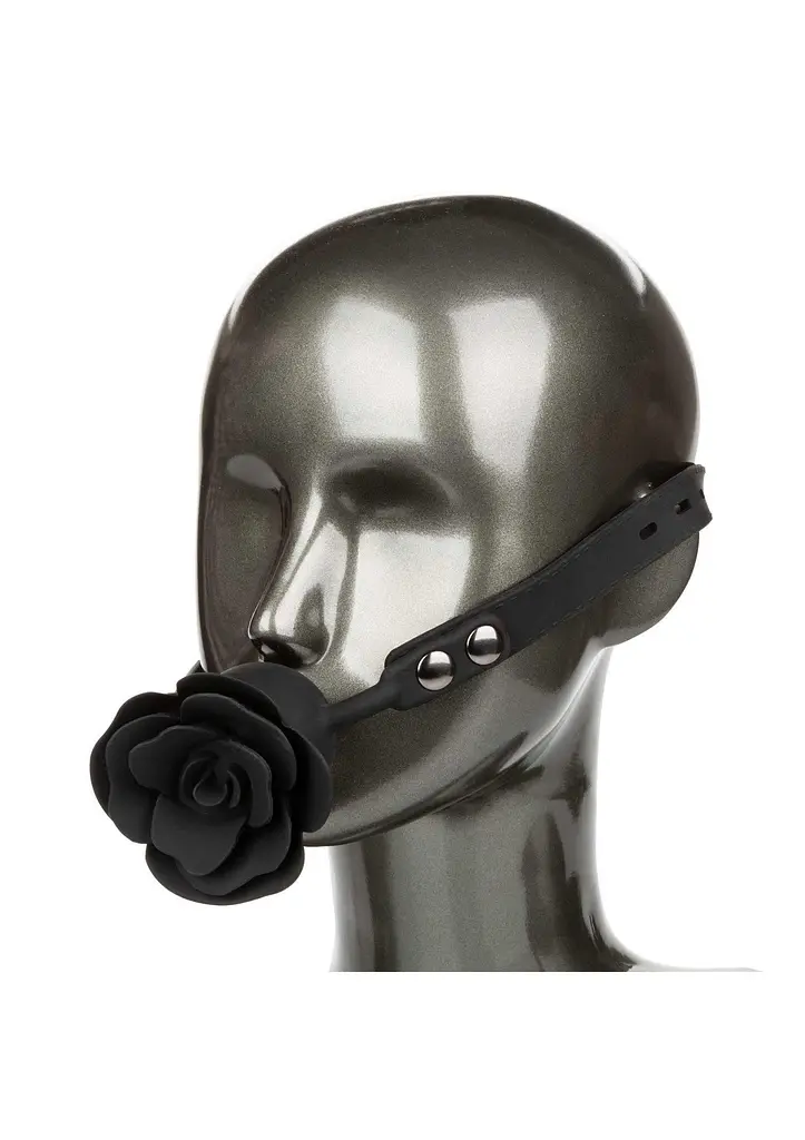Кляп Calexotics Removable Rose (чорний) - фото 4