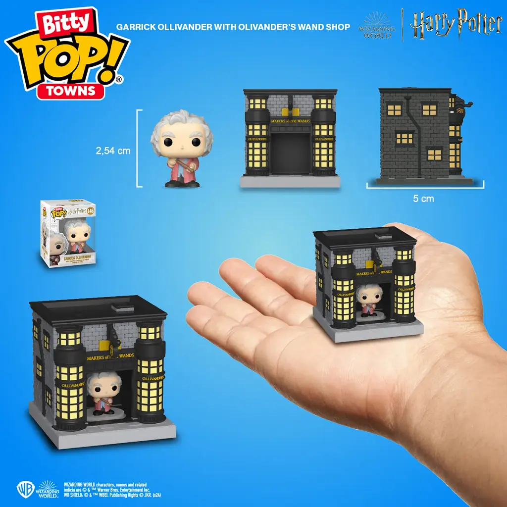 Фігурка Funko Pop набір Bitty Pop! Town серії Гаррі Поттер - Олівандер і крамниця чарівних паличок (83627) - фото 3