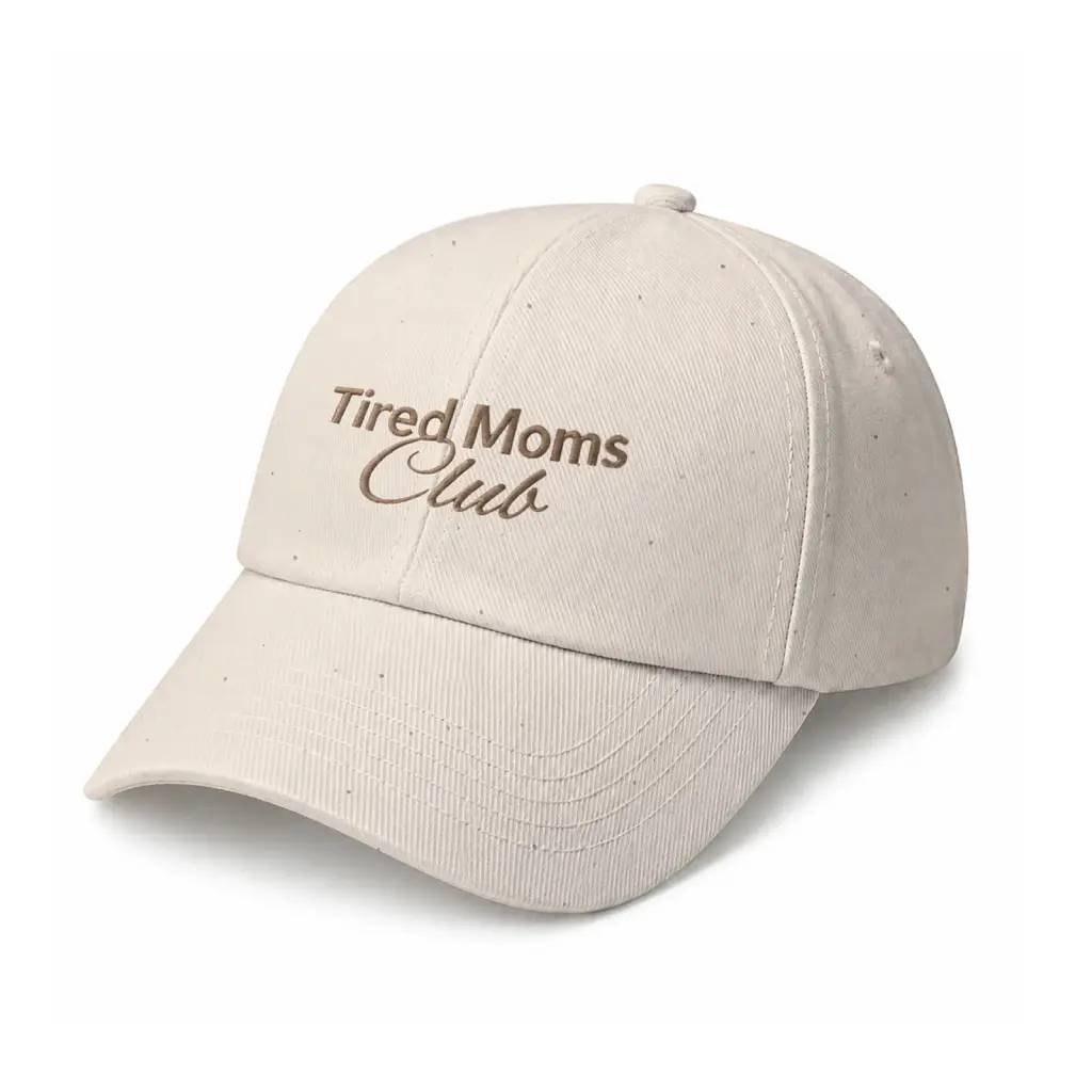 Кепка «Tired Moms Club» бежева