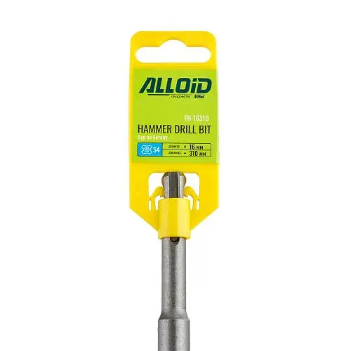 Бур по бетону Alloid SDS-plus S4 16x310 мм (FH-16310) - фото 2