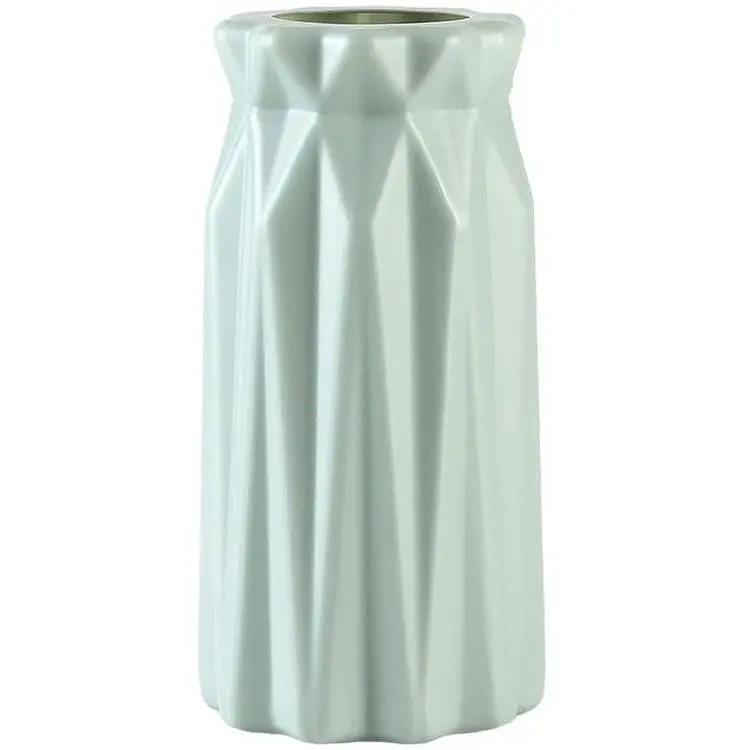 Ваза декоративна МВМ My Home, 18 см, блакитна (DH-FLOWERS-01 BLUE)