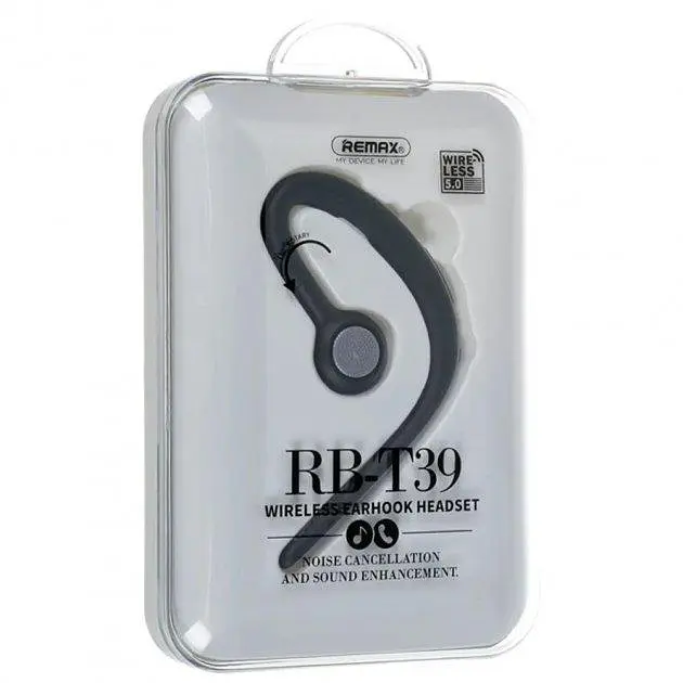 Bluetooth гарнитура Remax RB-T39 black - фото 5