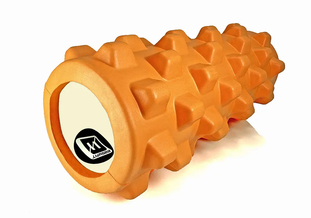 Масажний ролик EasyFit Grid Roller PRO 33 см Помаранчевий (EF-2015-OR) - фото 2