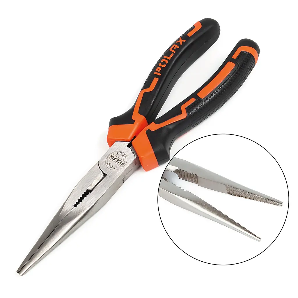 Довгогубці Polax 180 мм Cr-V (35-018) - фото 4