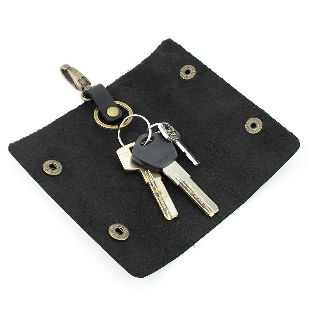 Подарочный набор мужской Handycover №41 (черный) ремень, портмоне, обложка, ключница - фото 7