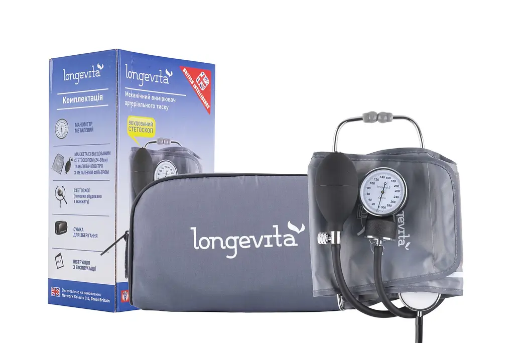 Тонометр механічний із стетоскопом Longevita LS-5 - фото 4