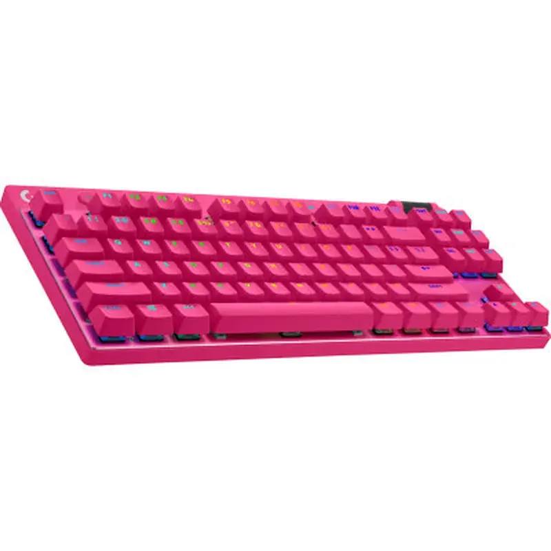 Клавіатура Logitech G PRO X TKL Lightspeed Tactile USB UA Magenta (920-012159) - фото 2