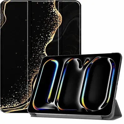 Чохол до планшета BeCover Smart Case Apple iPad Pro 11" M5 2025 Black Abstraction (715971)