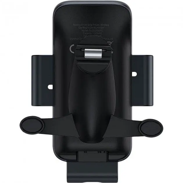 Автомобільний тримач холдер Baseus Smart Solar Power Wireless Car Mount Electric Holder SUZG000001 Black - фото 4