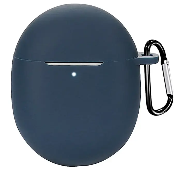 Чохол-накладка DK Silicone Candy Friendly з карабіном для Google Pixel Buds Pro (dark blue) - фото 2