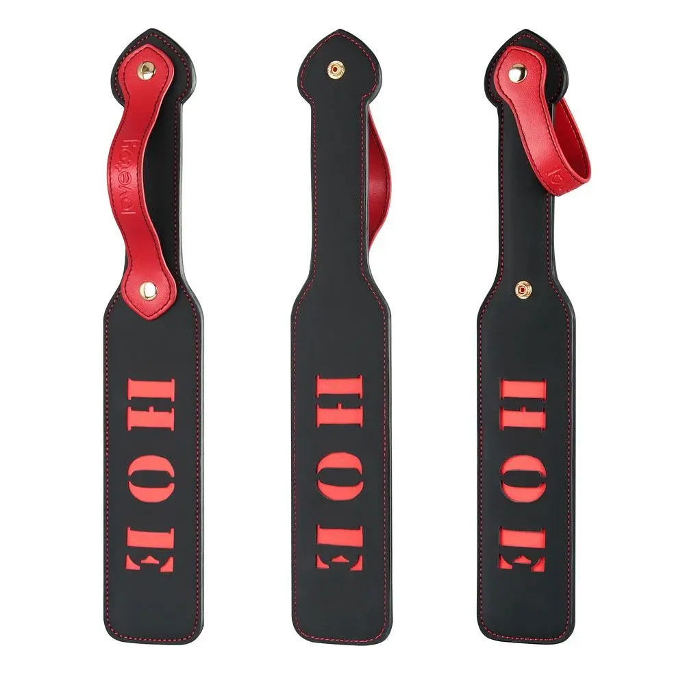 Плеть Rebellion Reign Paddle "Hoe", 38 см (чорний) - фото 10