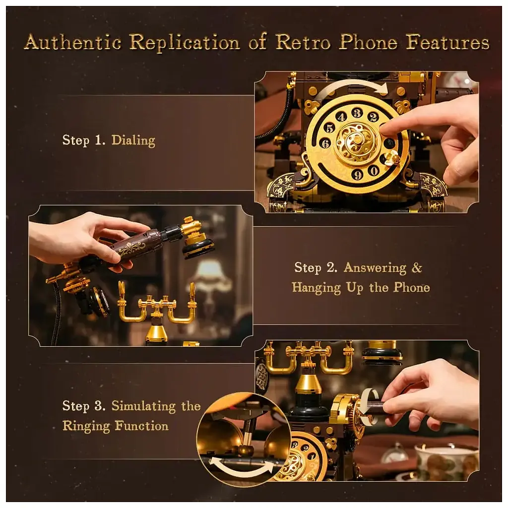 Конструктор Pantasy Original - Retro Phone (85018) - фото 4