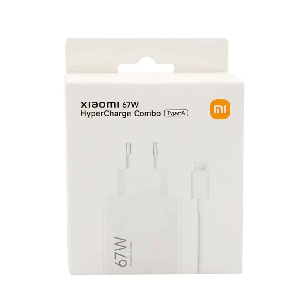 Мережевий зарядний пристрій XiaomiXiaomi 67W HyperCharge Combo (Type-A) кабель Type-C BHR9465EU White - фото 8