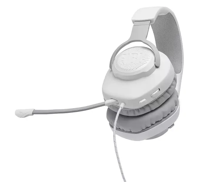 Навушники JBL дротові повнорозмірні Quantum 100 ( QUANTUM100WHT) Білі - фото 5