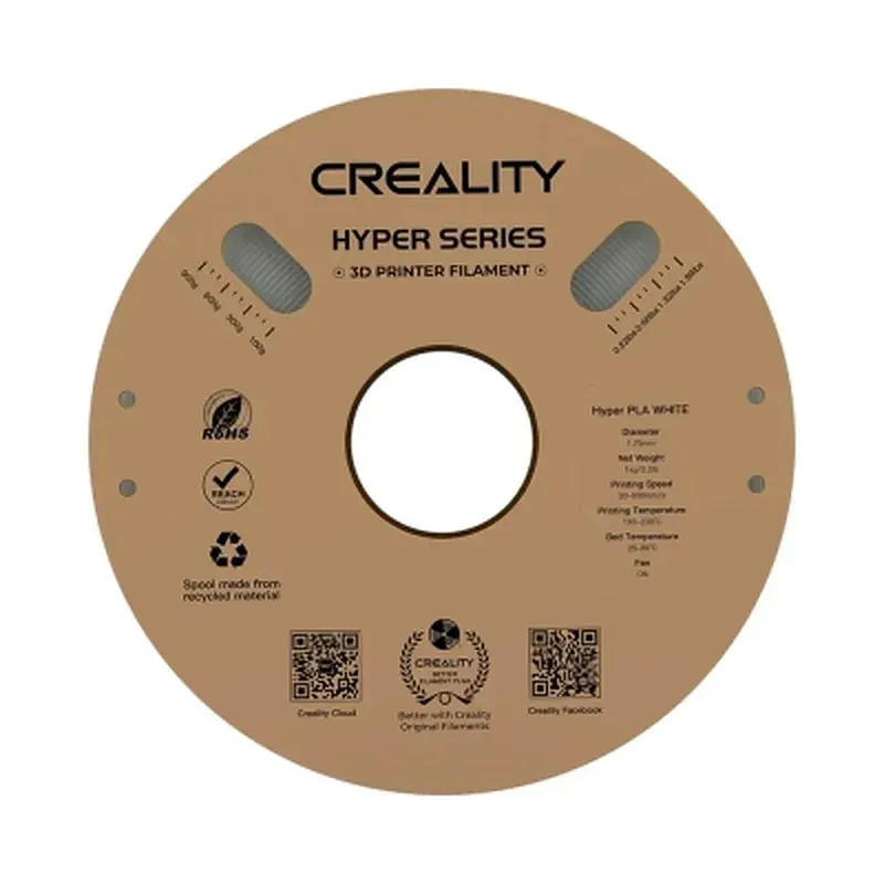 Пластик для 3D-принтера Creality PLA Hyper 1кг, 1.75мм, white (3301010335) - фото 2