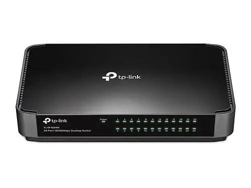 Комутатор TL-SF1024M, 24x10/100 Mb/s, пластмасовий корпус, некерований TP-Link teh0028236