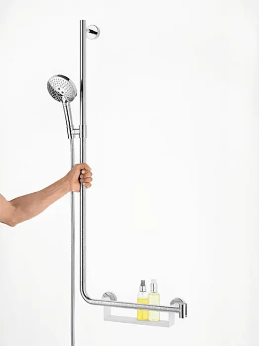 Душовий набір Hansgrohe Raindance Select S 120/110 см 3Jet Left White/Chrome 26325400, Хром - фото 3