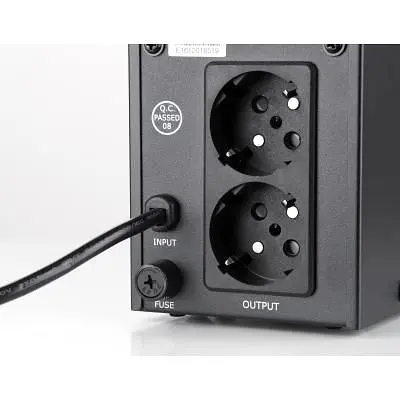 Пристрій безперебійного живлення Vinga LED 600VA metal case (VPE-600M) - фото 4
