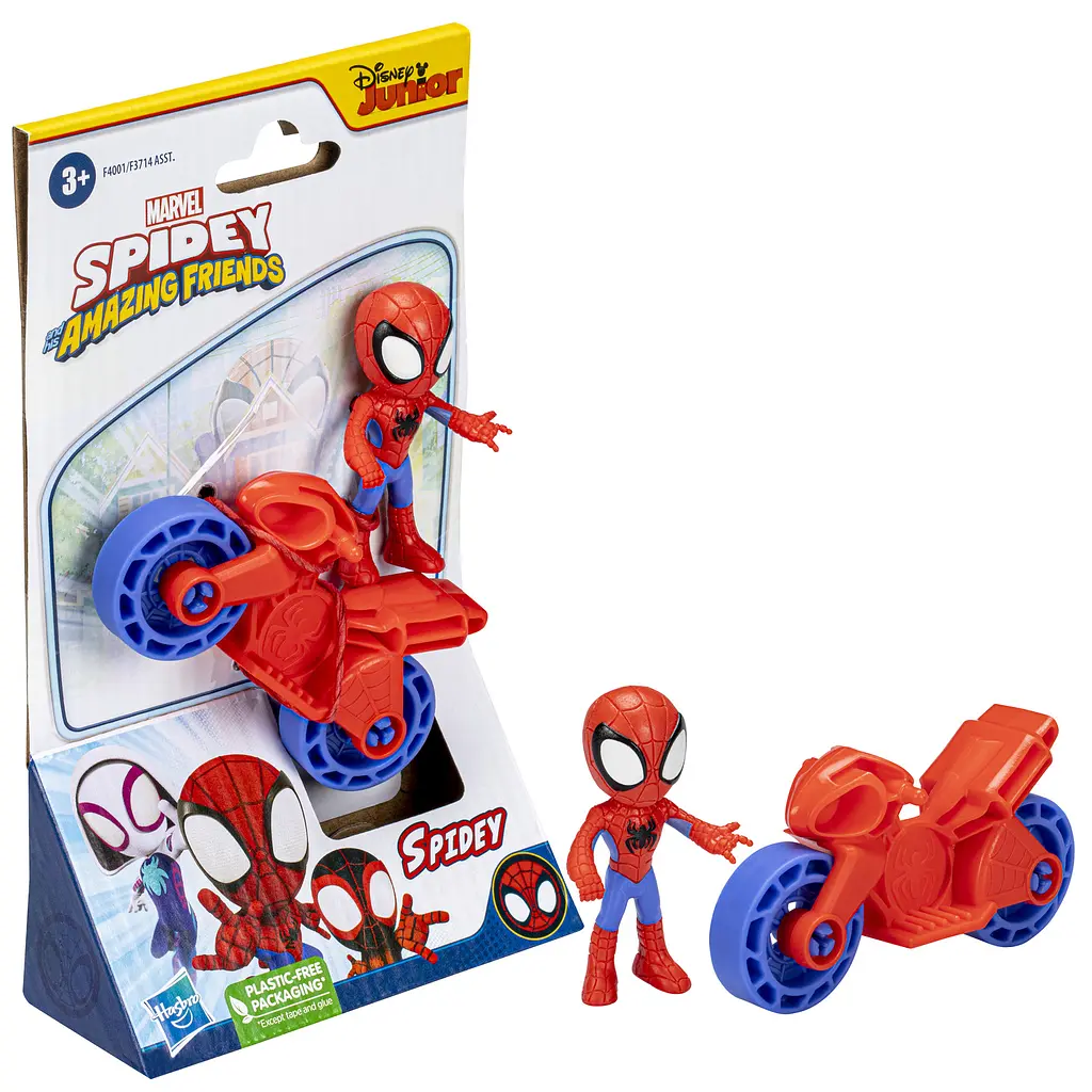 Набір іграшковий Hasbro Spiderman Marvel Spidey Amazing Friends Miles Morales 6 см (F3714_F4001) - фото 5