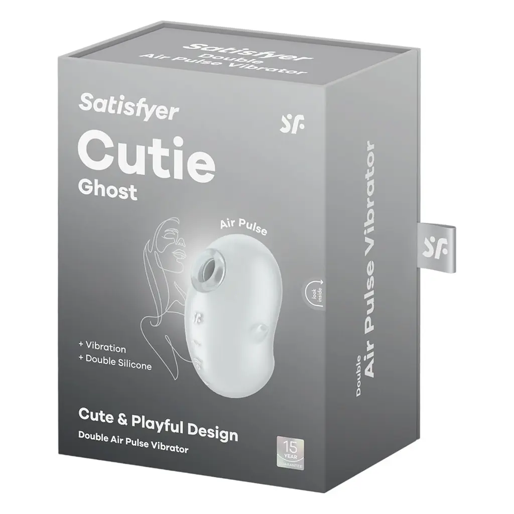 Вакуумний стимулятор Satisfyer Cutie Ghost White - фото 3