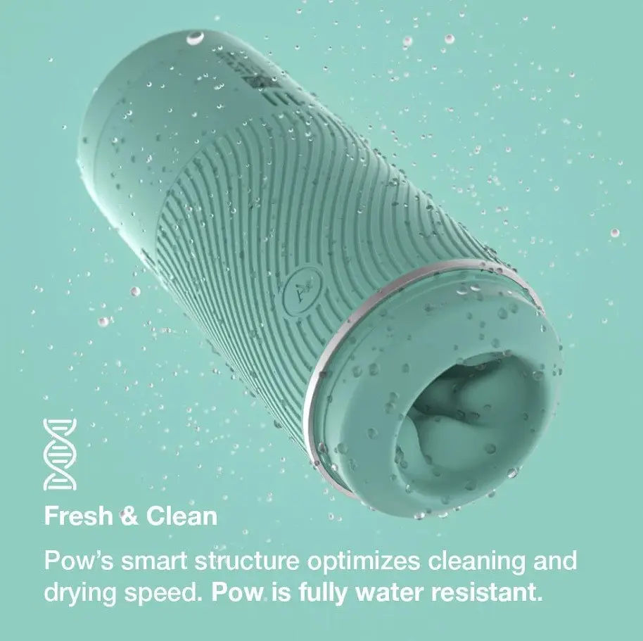 Мастурбатор чоловічий Arcwave Pow Stroker Mint контроль всмоктування, CleanTech силікон, футляр - фото 6