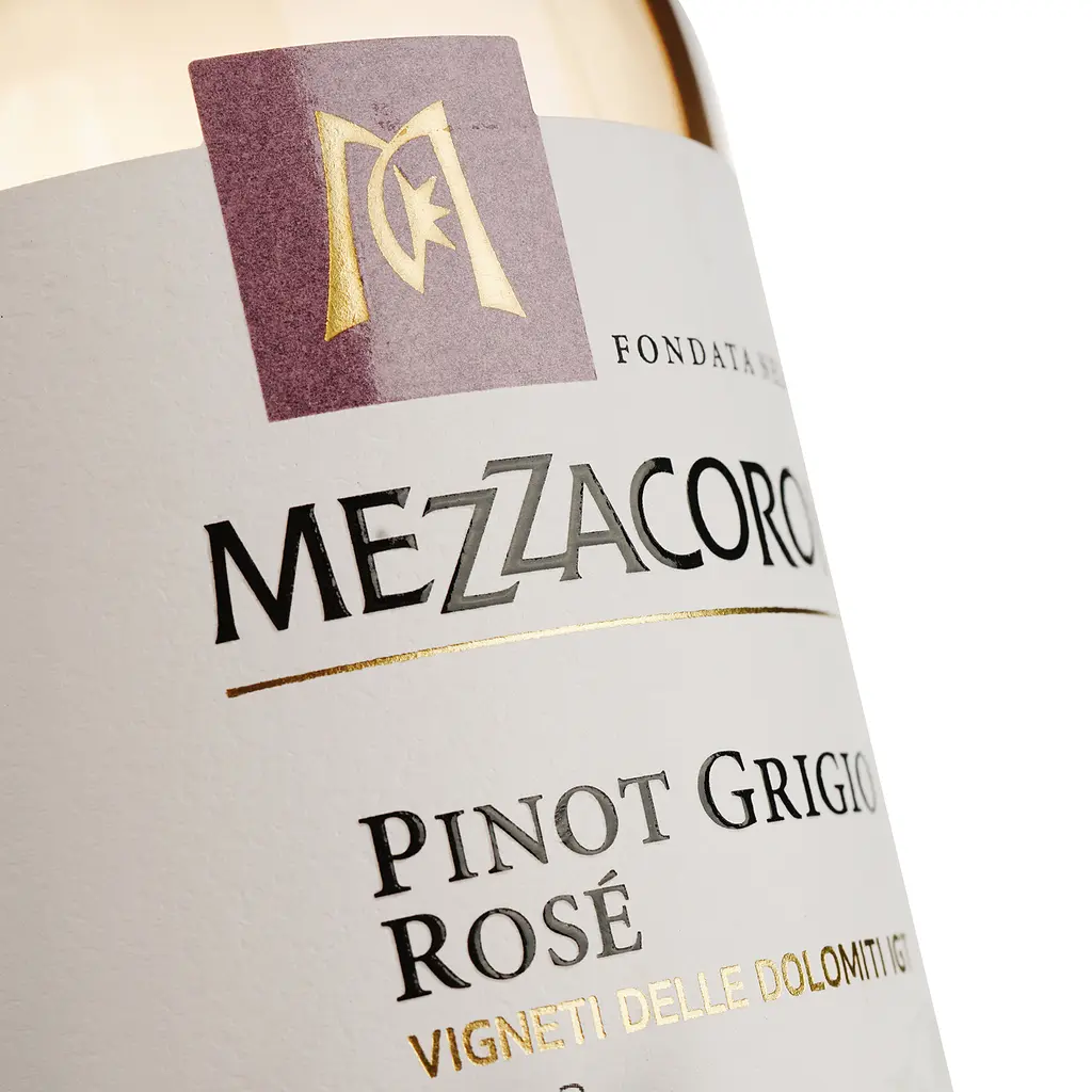 Вино Mezzacorona Pinot Grigio Roze, рожеве, сухе, 0,75 л - фото 3