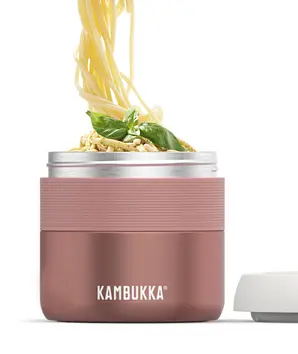 Термоконтейнер для їжі Kambukka Bora Misty Rose, 400 мл, попелясто-рожевий (11-06004) - фото 6