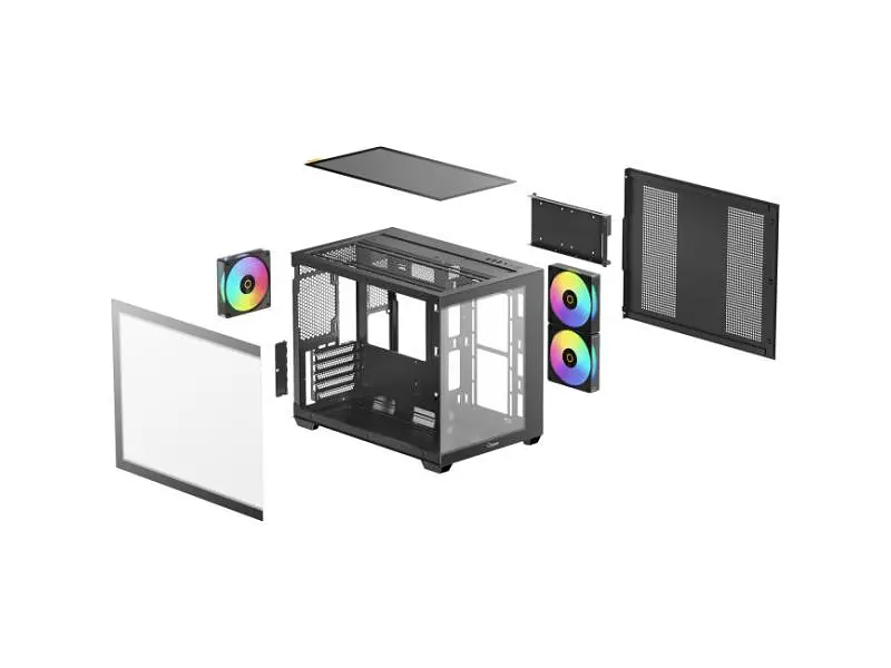 Корпус OCYPUS GAMMA C54 ARGB Black (GAMMA-C54-BKD300XX-GL) - фото 9