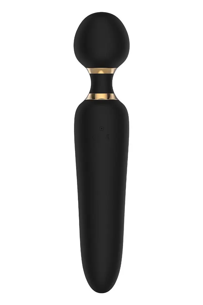 Вібромасажер Dreamtoys Elite Dual Wand Vibe, 23 см (чорний) - фото 2