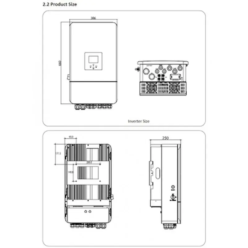 Сонячний інвертор Deye SUN-10K-SG05LP3-EU-SM2 10kW WiFi (SUN-10K-SG05LP3-EU-SM2) - фото 4