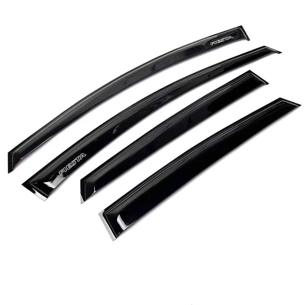 Дефлектори вікон ветровики для Ford Fiesta 2008-2017 5D Хечбек Voron Glass - фото 4