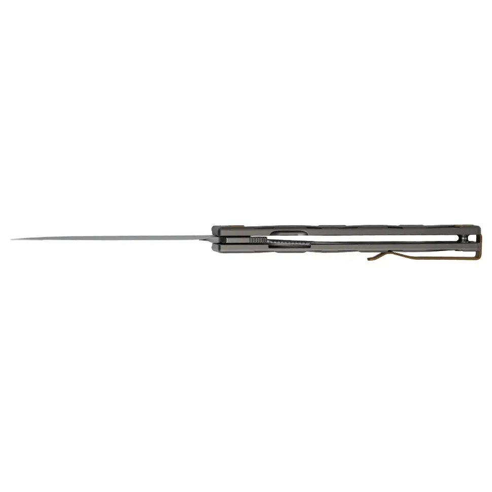 Ніж складаний туристичний Ruike P878-AK, (8.7 см) 14C28N / 6063Aluminum сірий - фото 8