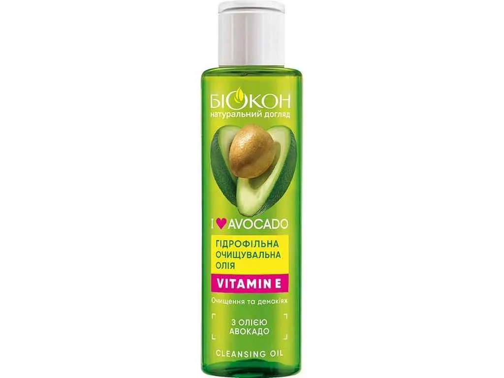 Олія для обличчя БІОКОН 110мл Гідрофільна I love avocado
