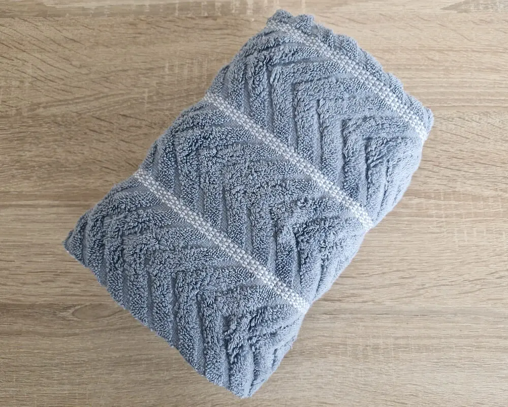 Набір турецьких махрових рушників Cestepe MicroCotton Premium 3 штуки 50x90 Multi 2 щільність 600 г/м2 - фото 7