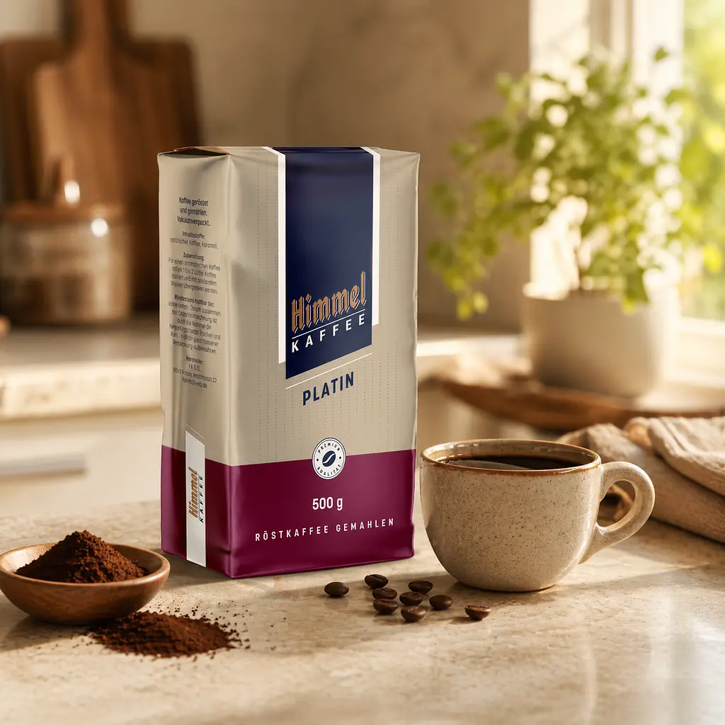 Кава мелена Himmel Kaffee Platin 500 г для френч-преса, фільтр-кавоварки, турки та чашки - фото 4
