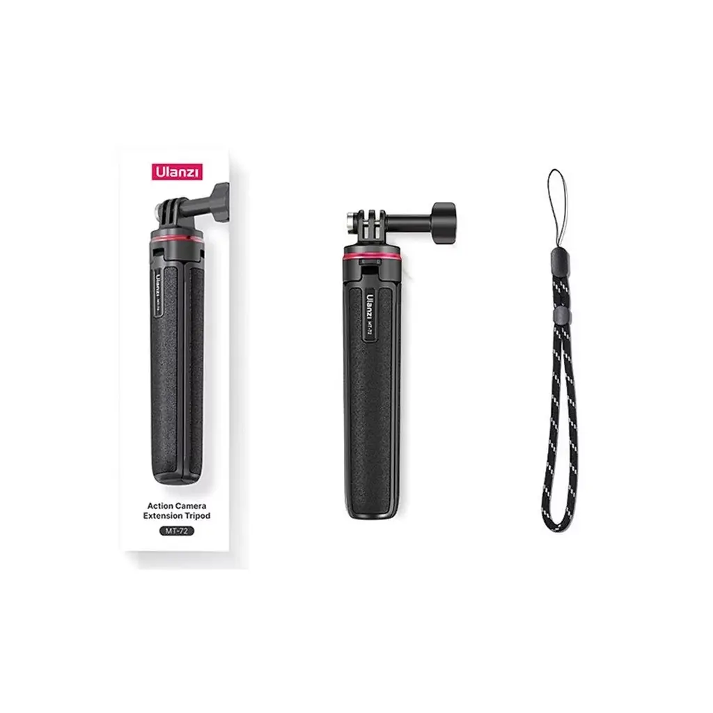 Штатив Ulanzi Vijim MT-72 51CM Tripod for GoPro UV-T047GBB1 MT-72 Black - фото 2