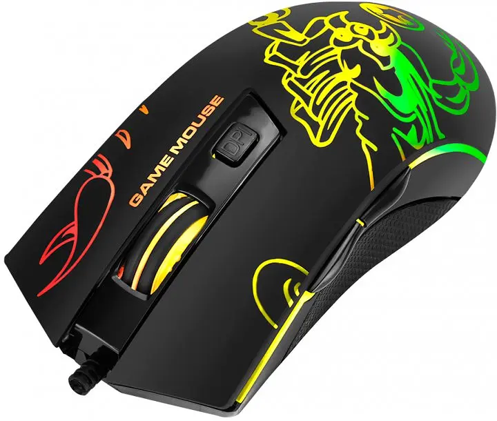 Миша Marvo M209 LED USB Black (M209) - фото 2