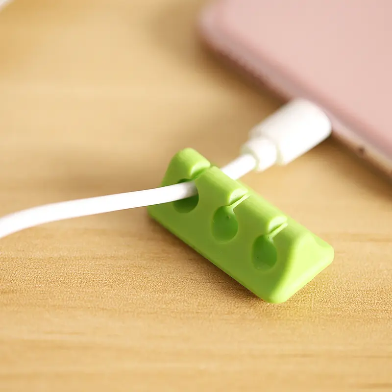 Органайзер для кабелю ExtraDigital Cable Clips CC942 зелений - фото 2