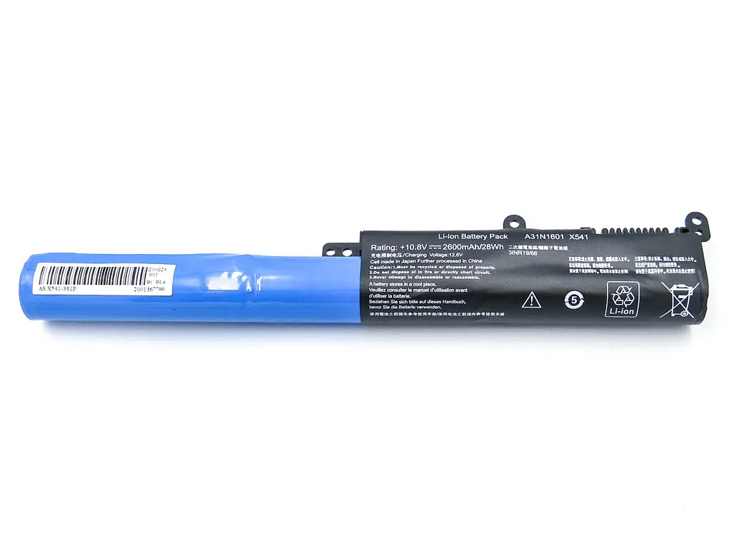 Акумулятор A31N1601 для Asus X541UA, F541UA, R541UA, R541UV, R541UJ (10.8V 2600 mAh) - фото 3