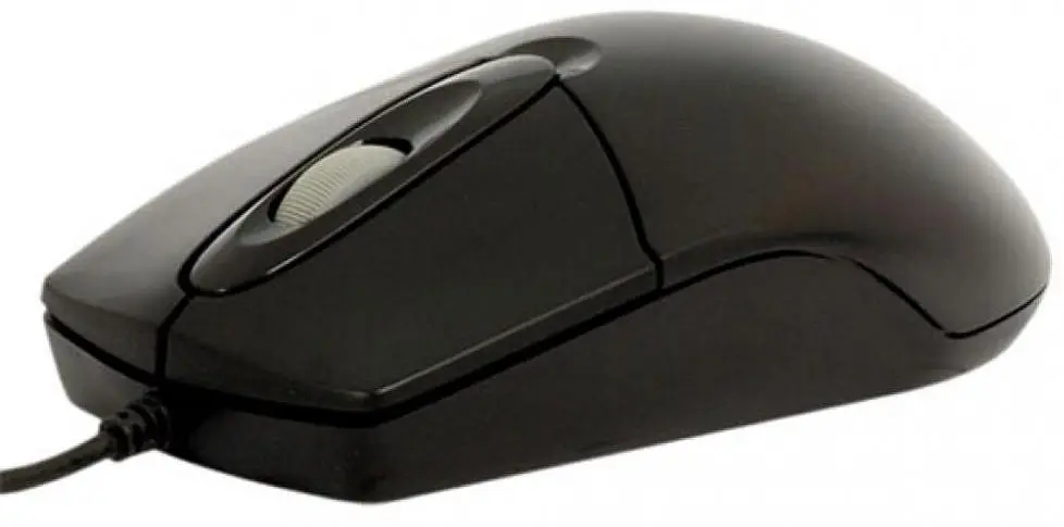 Миша A4Tech OP-720 PS/2 Black - фото 2