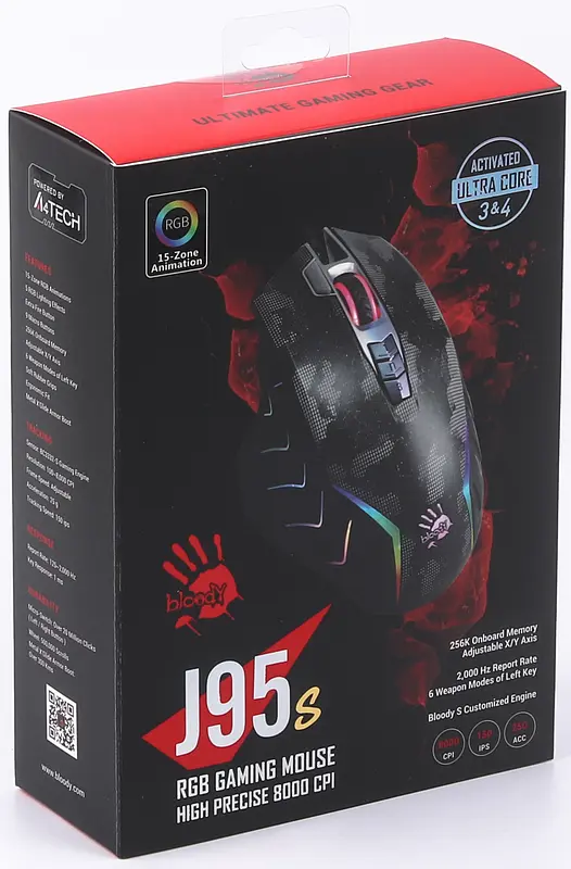 Миша A4Tech Bloody J95s Max Satellite RGB - фото 3