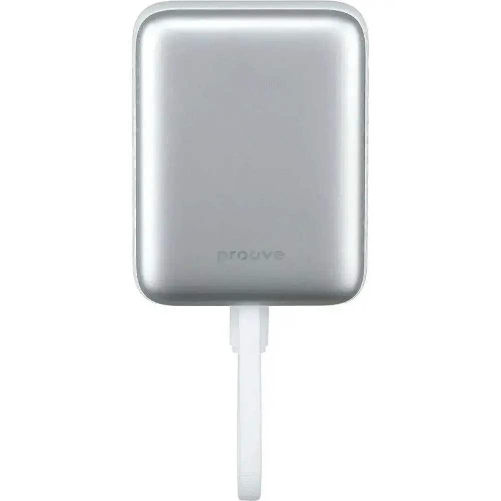 Портативный аккумулятор Proove Neutron Magnetic 22.5W 10000mAh silver white (PBNE22022206) - фото 3