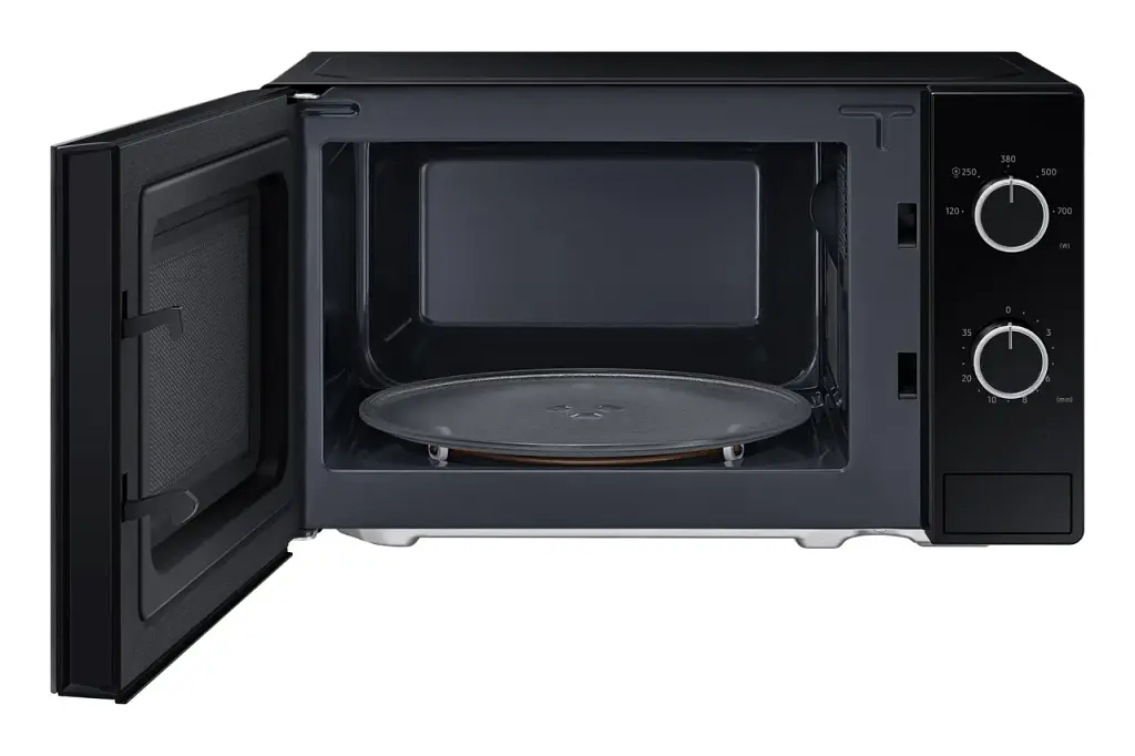 Мікрохвильова піч Samsung MS20A3010AL/OL автономна без гриля, 20 л, Чорна - фото 3